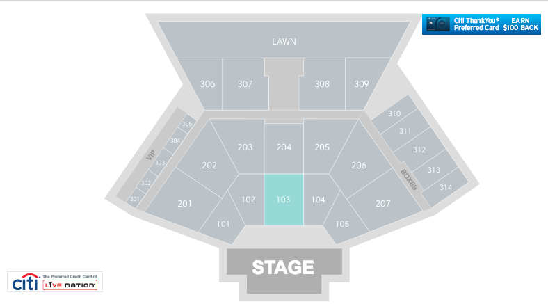 Phish Northerly Island Seating Chart