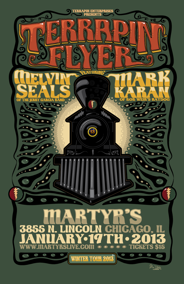 Setlist, Stream, Download: Terrapin Flyer with Melvin & Mark @ Martyrs 1/19/13