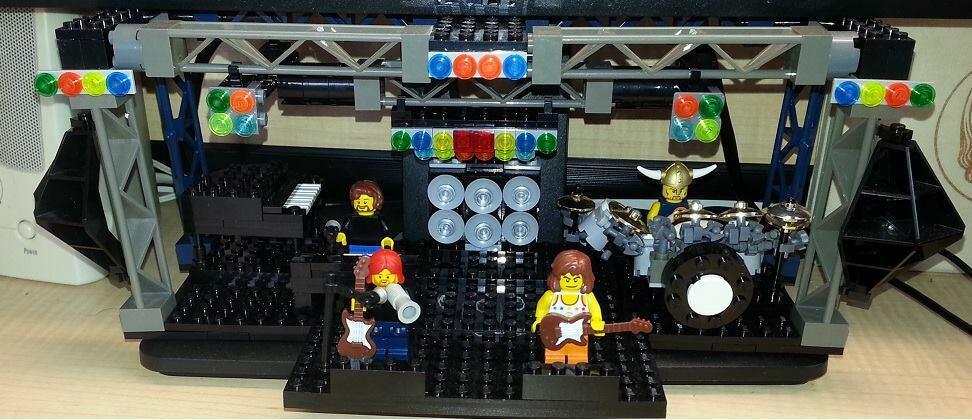 More Musical Lego Creations: Phish, The Beatles, A Record Store