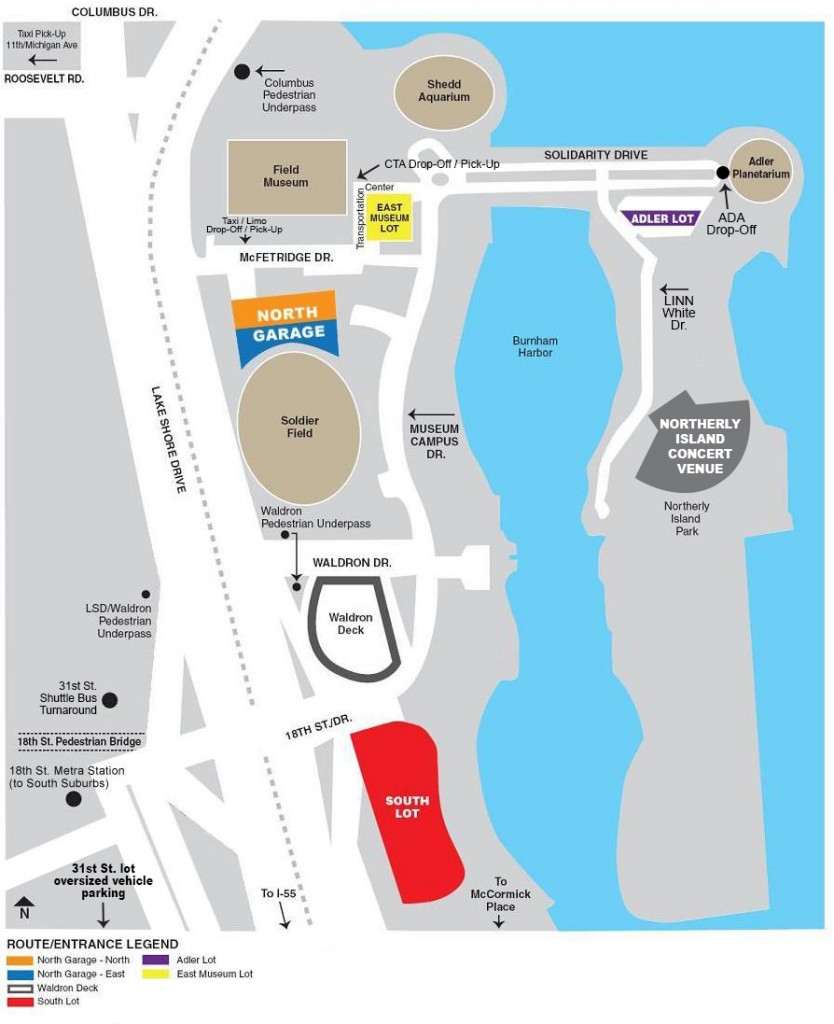 Phish Northerly Island Seating Chart