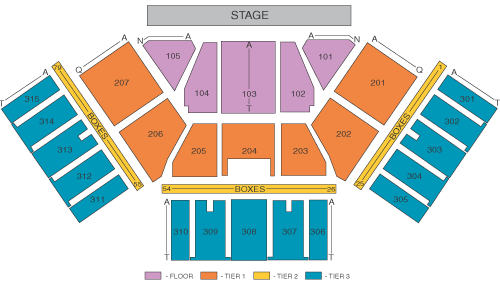 Seating Chart At Northerly Island