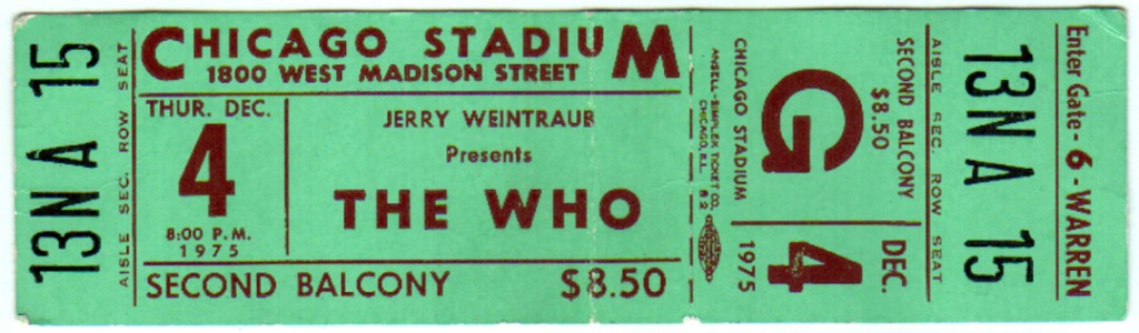 Stream or Download: The Who @ Chicago Stadium 12/5/75