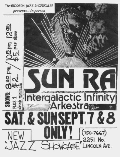 Stream or Download: Sun Ra Arkestra @ Jazz Showcase 9/8/74