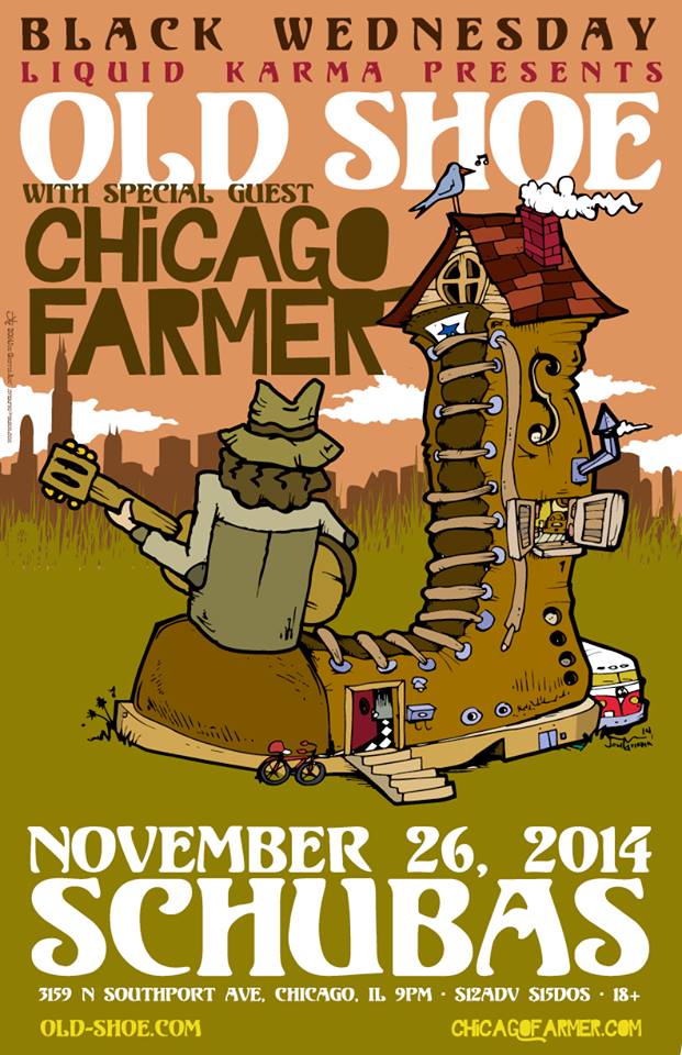 Contest | Old Shoe & Chicago Farmer Meet-and-Greet @ Schuba's 11/26/14 [Black Wednesday]