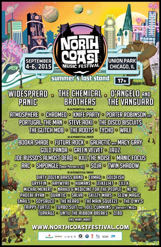 Panic Officially Added to North Coast Music Festival Lineup