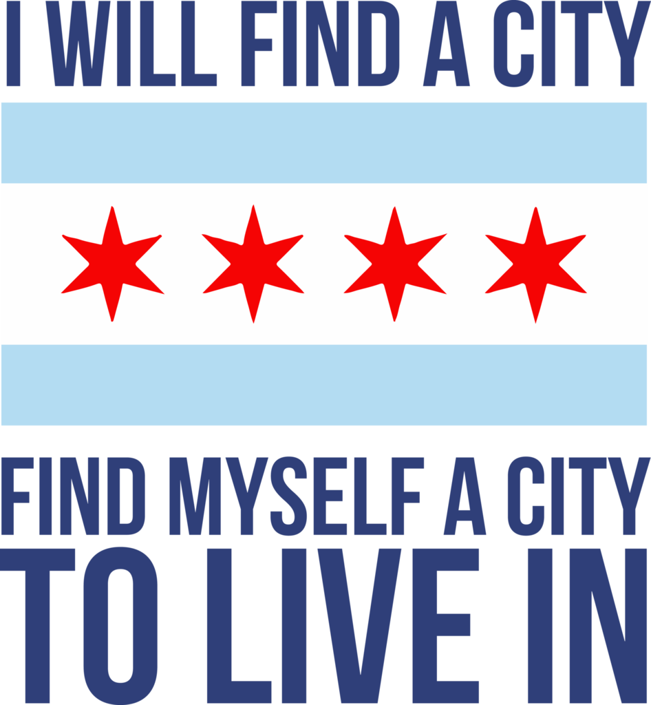 Find A City / Chicago Flag | Talking Heads (& Phish) T-Shirt From Apparel Thee Well