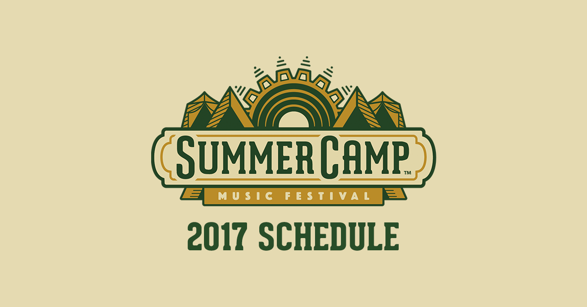 Summer Camp Music Festival Releases 2017 Schedule