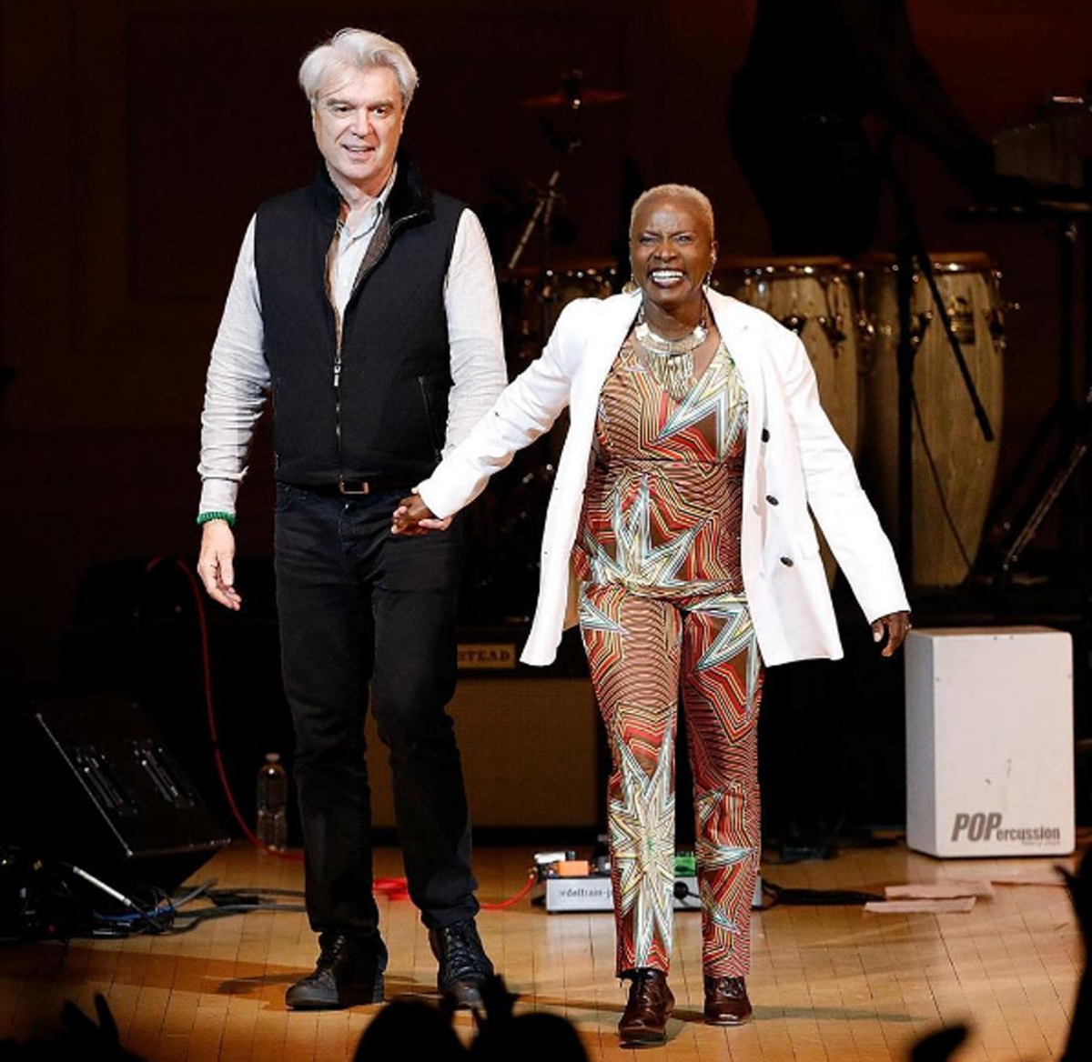 Watch David Byrne And Angélique Kidjo Perform 