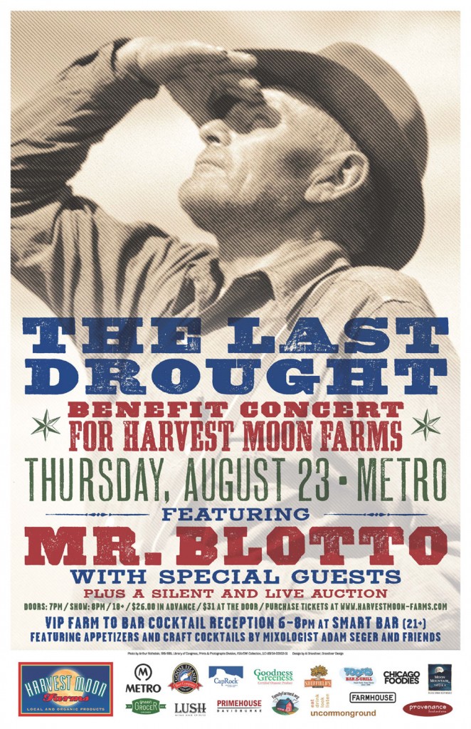 Help A Farmer: The Last Drought Benefit Features Mr. Blotto @ The Metro on 8/23